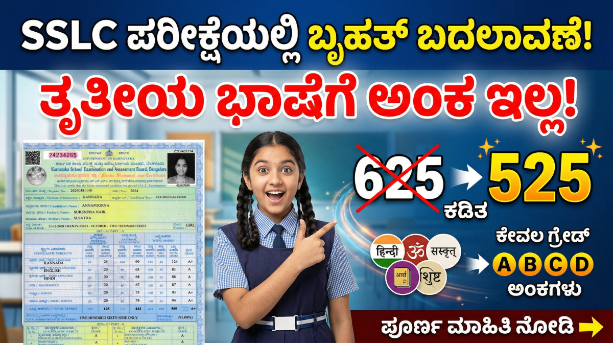 Karnataka SSLC exam third language rules change