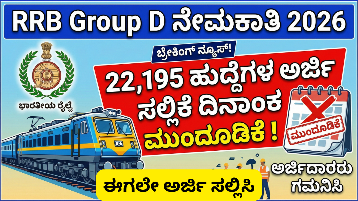 RRB Group D Recruitment 2026 Application Last date extended